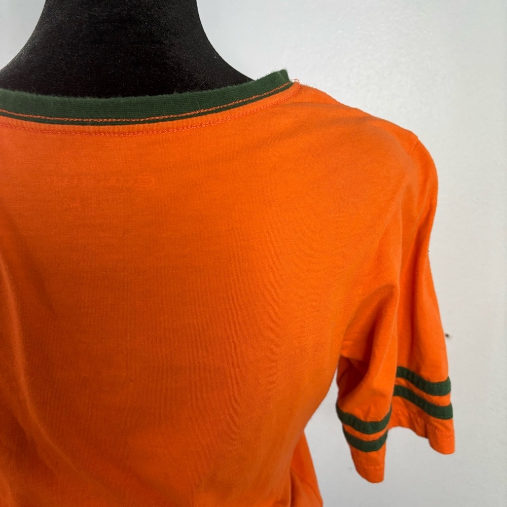 Sequin Orange and Green Miami Jersey Top - Picture 5 of 6